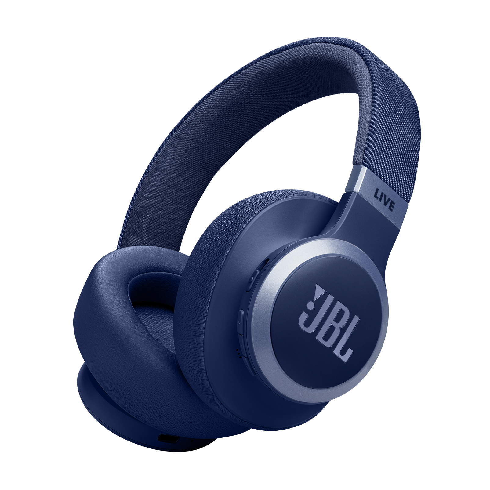 JBL Live 770NC Wireless Headset - White / Blue