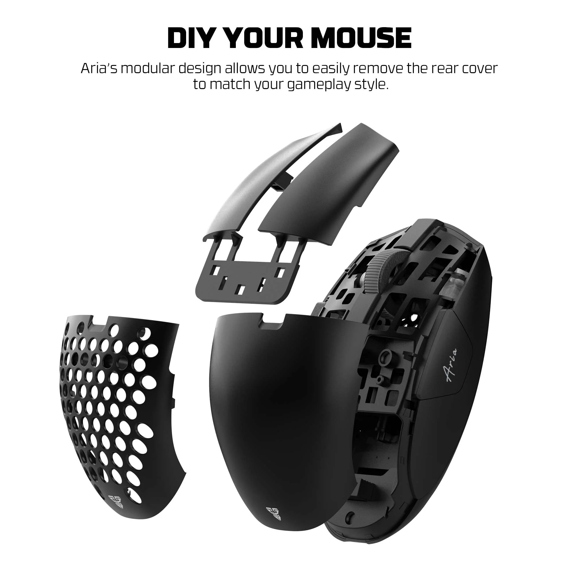 Fantech ARIA XD7E Wireless Gaming Mouse - White