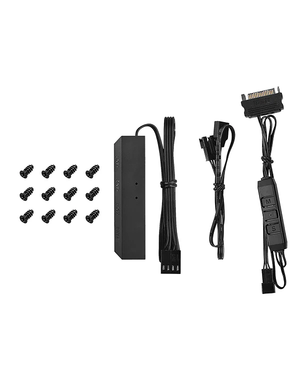 DeepCool RF120M 3in1 Brightness RGB LED Fan - Black