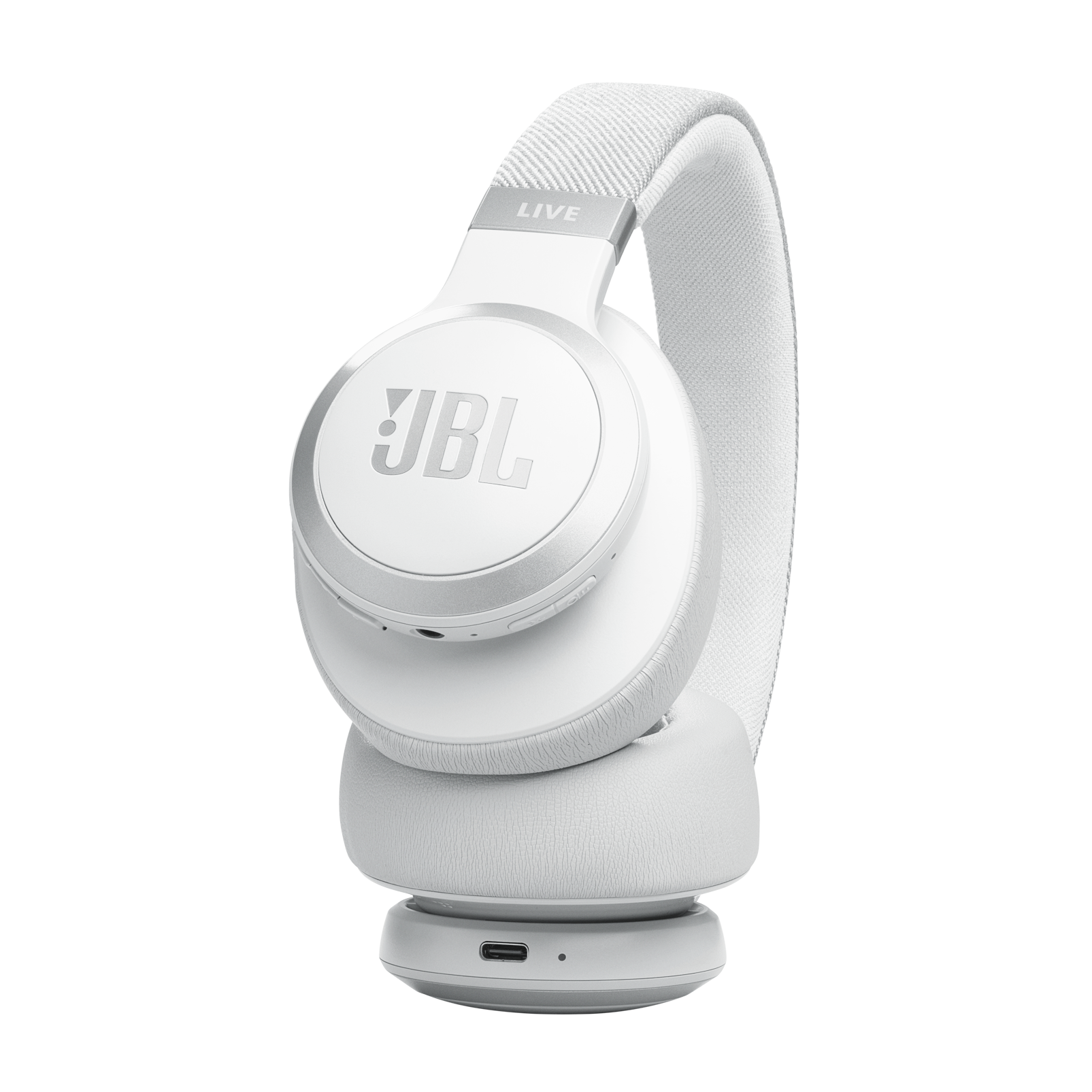 JBL Live 770NC Wireless Headset - White / Blue