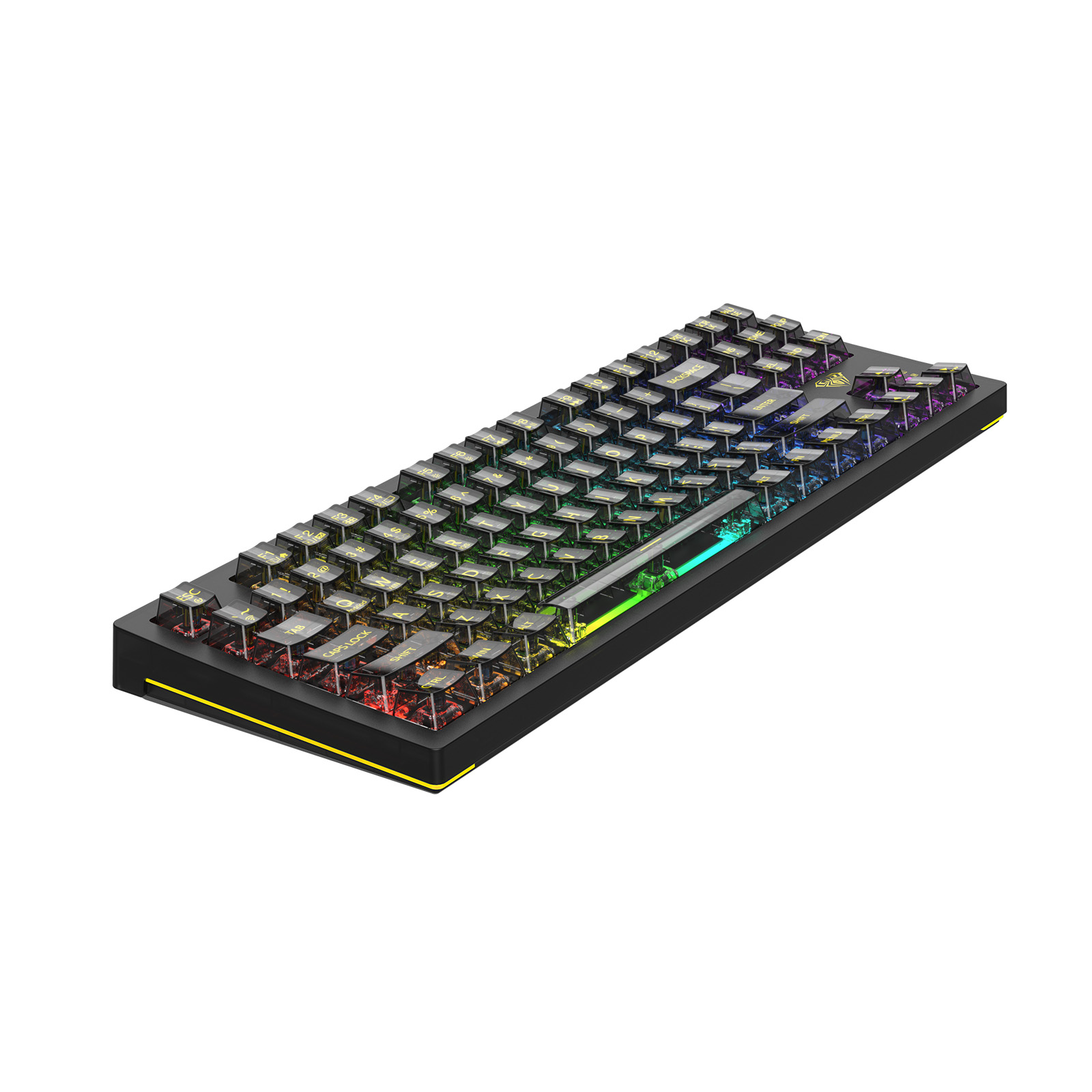 Aula F2183 White Transparent Mechanical Keyboard
