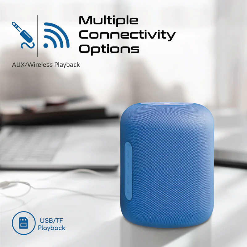 PROMATE Boom-10 BLUE 10W ProStream® Wireless HD Speaker