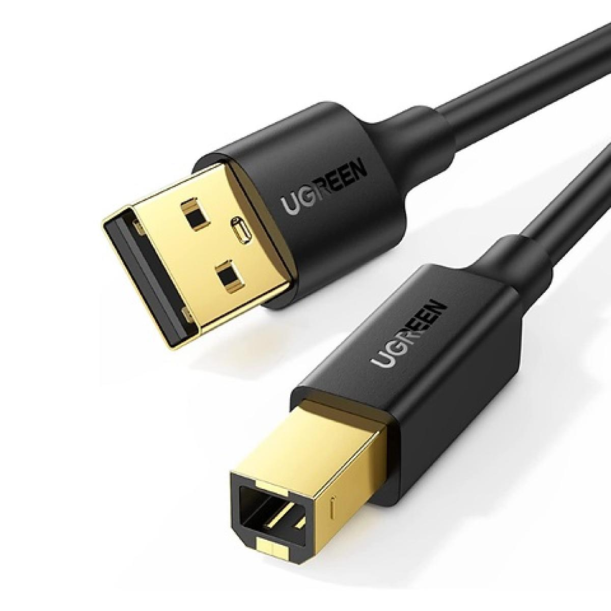 UGREEN USB 2.0 AM to BM Print Cable - Black