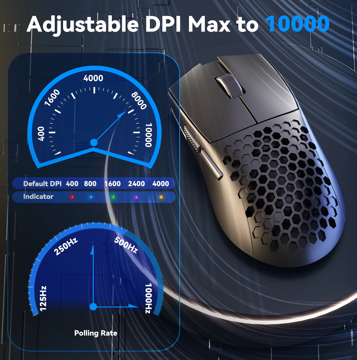 Redragon M617-LIT Bludhound Lite Wired Gaming Mouse