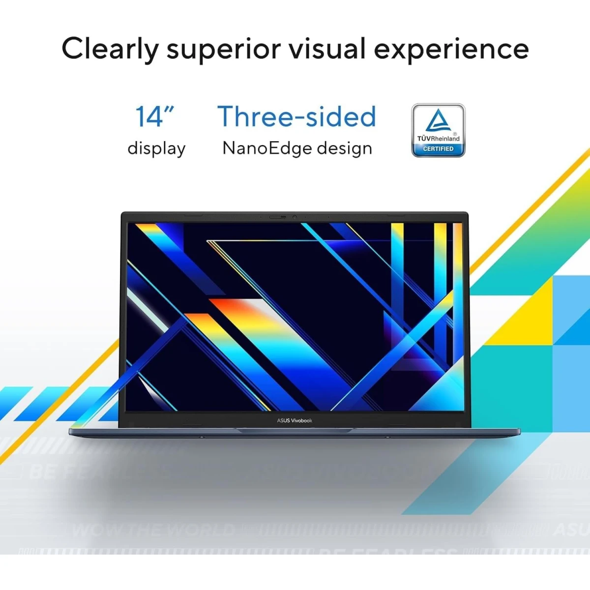 ASUS Vivobook 14 intel i3-1315U- Ram 8GB DDR4 SSD 512GB Iris Xe Graphics - Screen 14