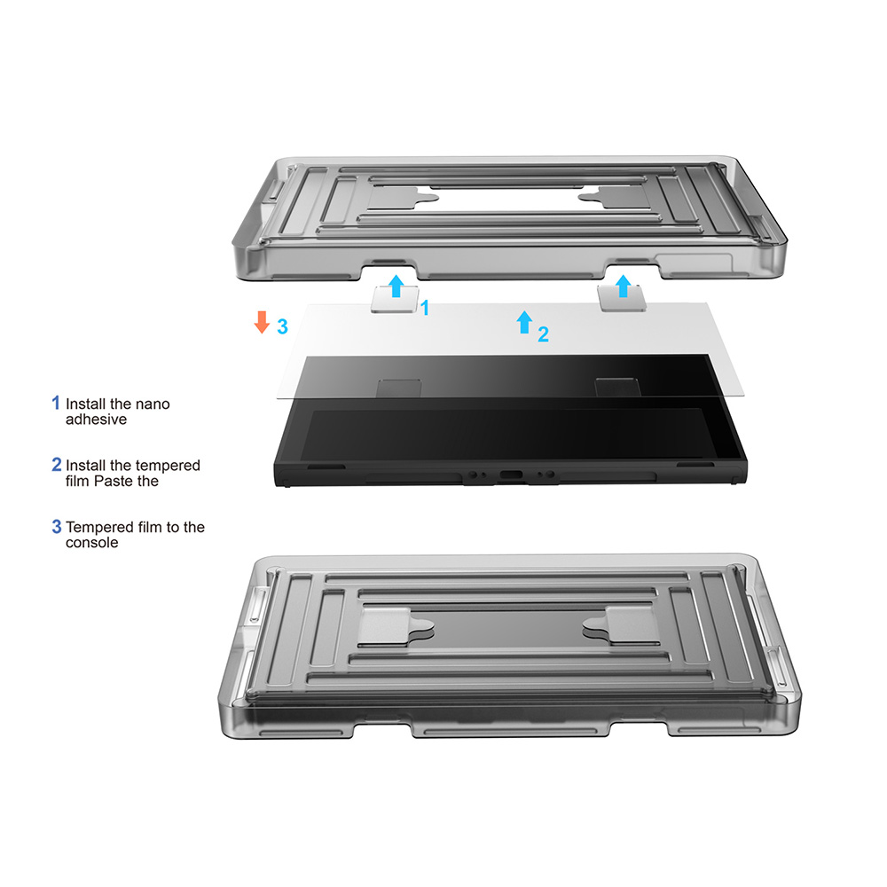 Dobe Tempered Film HD Anti-Fingerprint Screen Protector for Switch 2