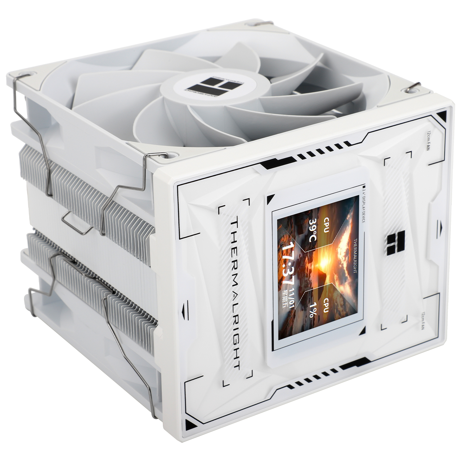 Thermalright Burst Assassin 120 Vision CPU Cooler - White