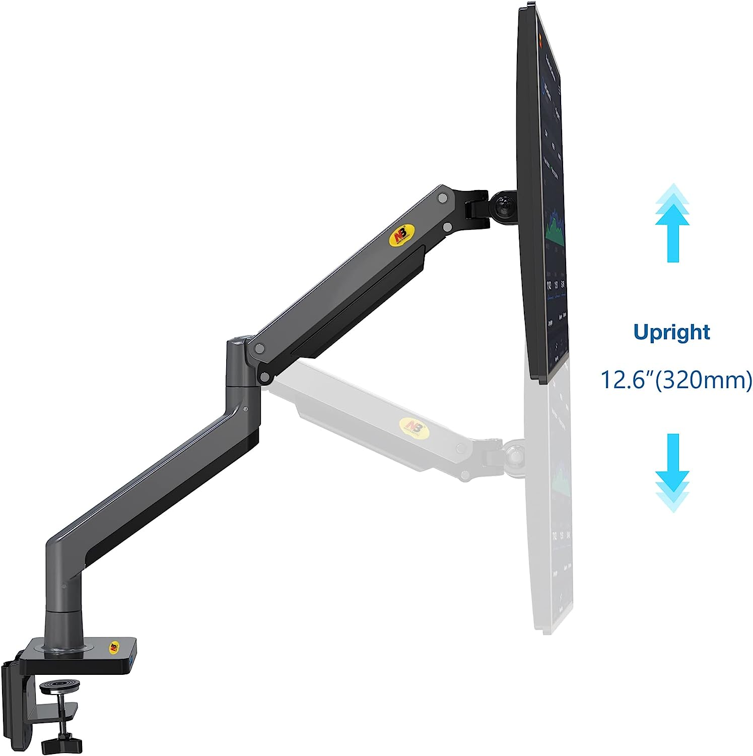 NB North Bayou G40 Monitor Arm Full Motion for 22''-40'' Monitor Stand