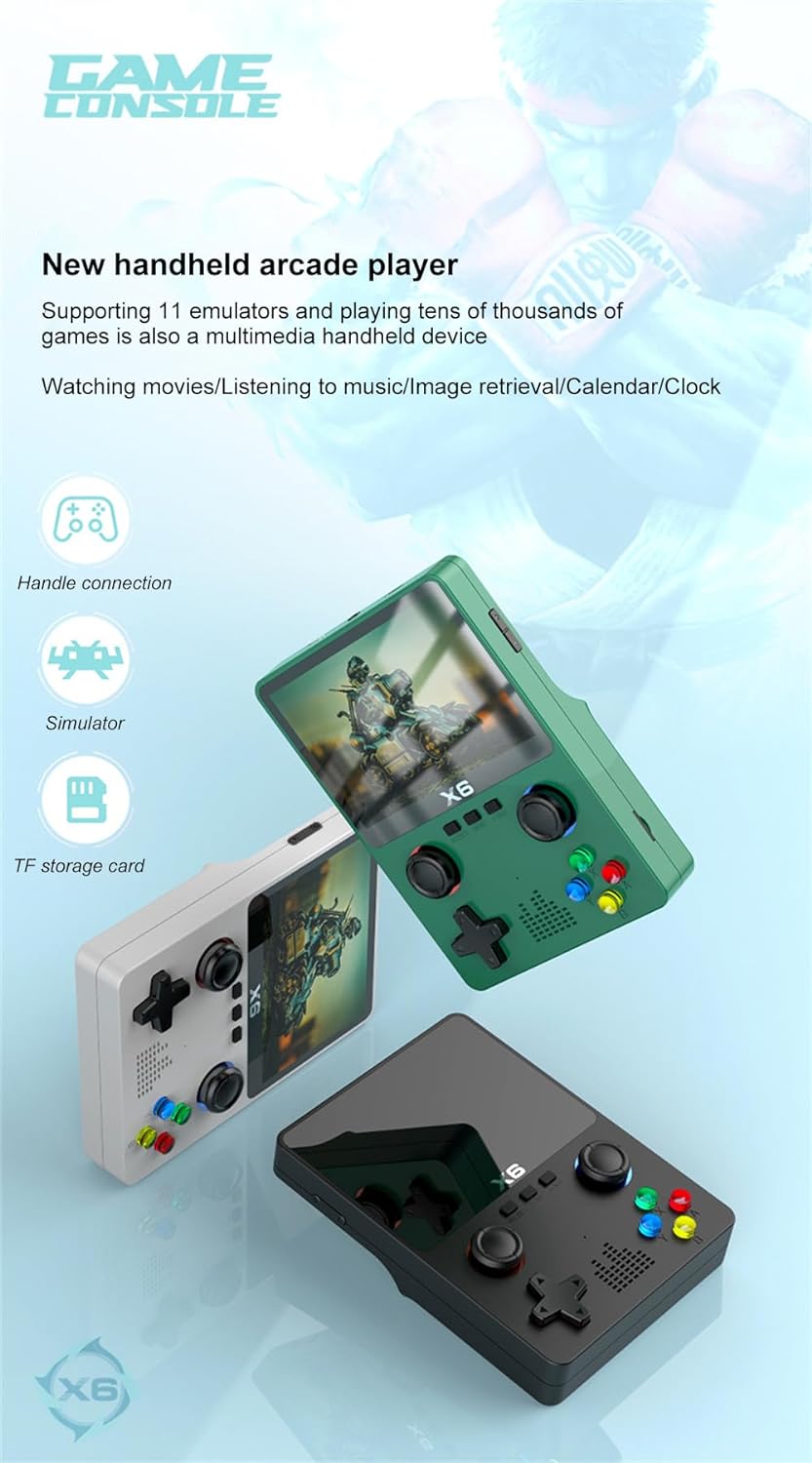 Retro Console X6 Model Resoltion 640*480 Portable