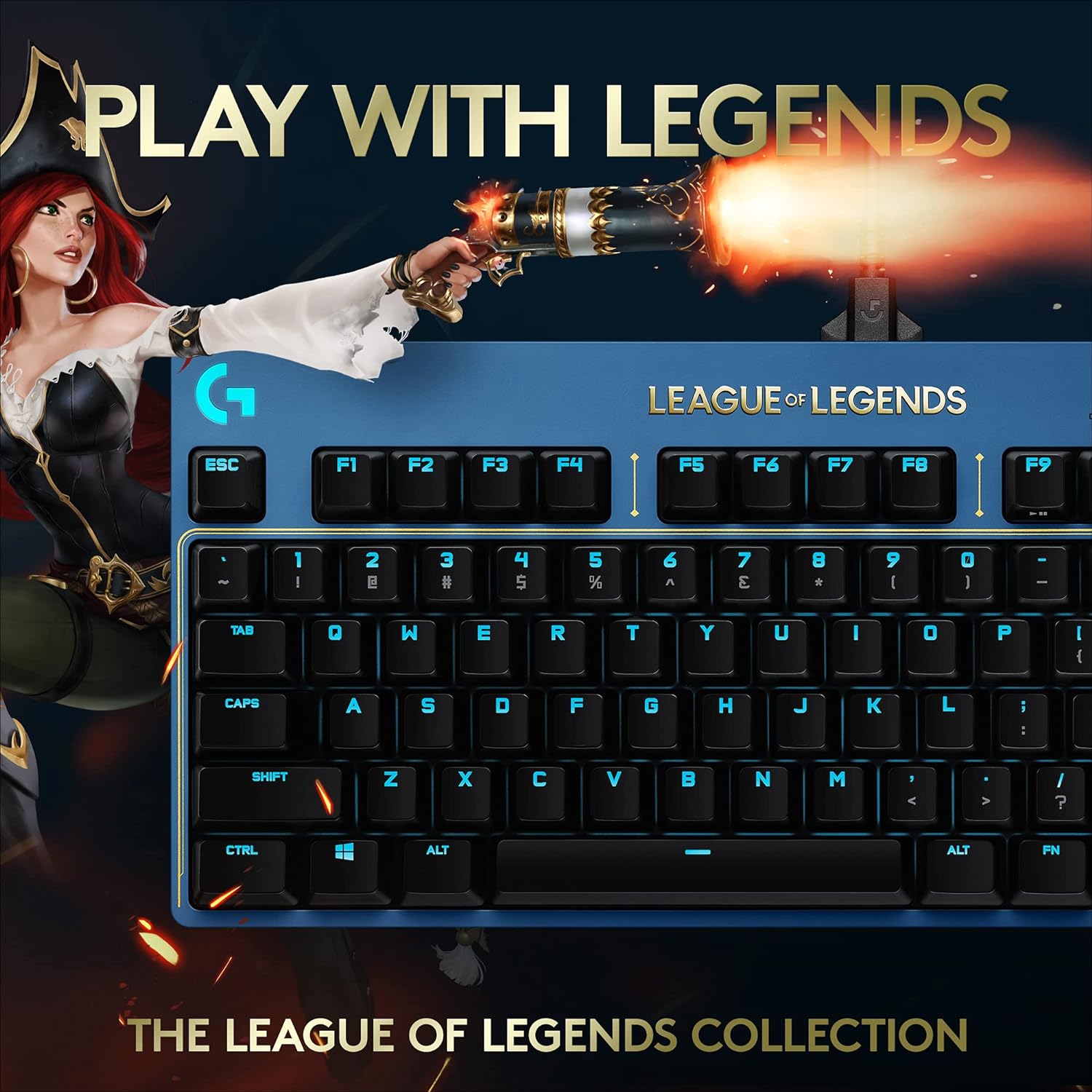 Logitech G PRO Tenkeyless , RGB League of Legends Edition Mechanical Gaming Keyboard