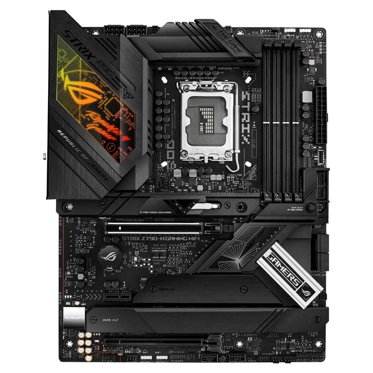 ASUS ROG STRIX Z790-H (WiFi 6) , Intel 13th 12th Series, LGA 1700/DDR5/PCIe 5.0 - ATX Gaming MotherBoard
