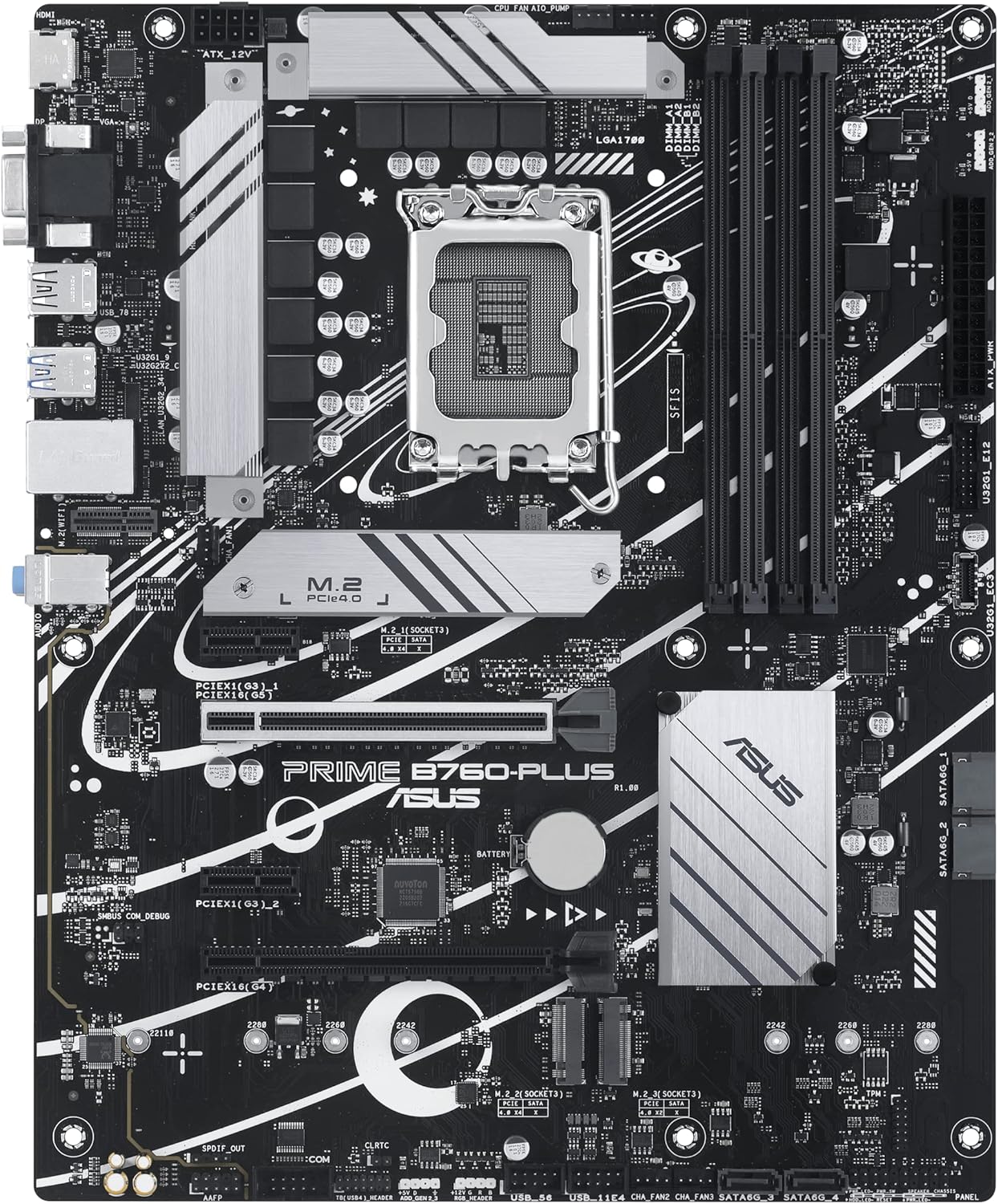 ASUS Prime B760-PLUS Intel B760 DDR5 (13th and 12th Gen) LGA1700 ATX Motherboard