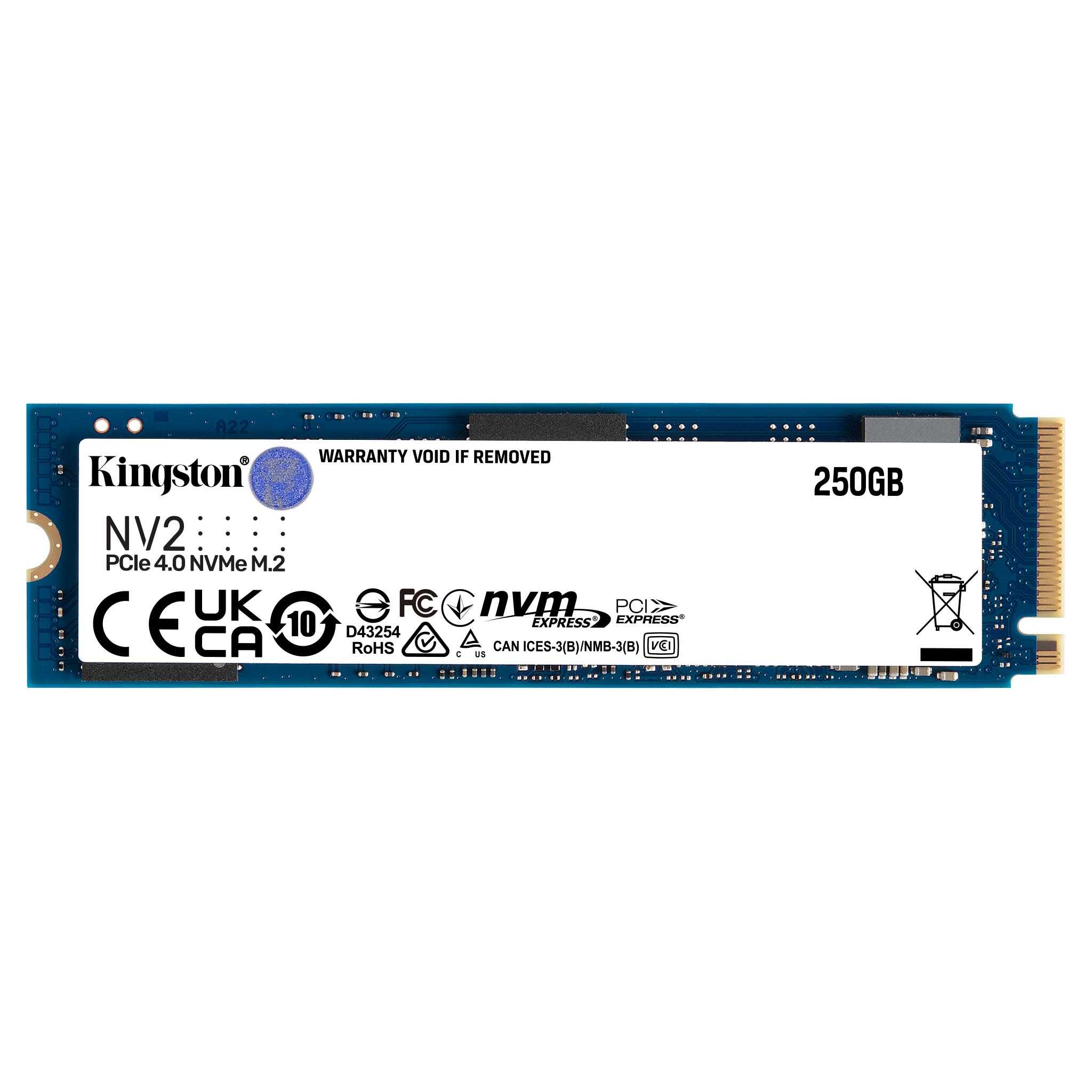 Kingston NV2 250GB PCIe 4.0 NVMe SSD M.2