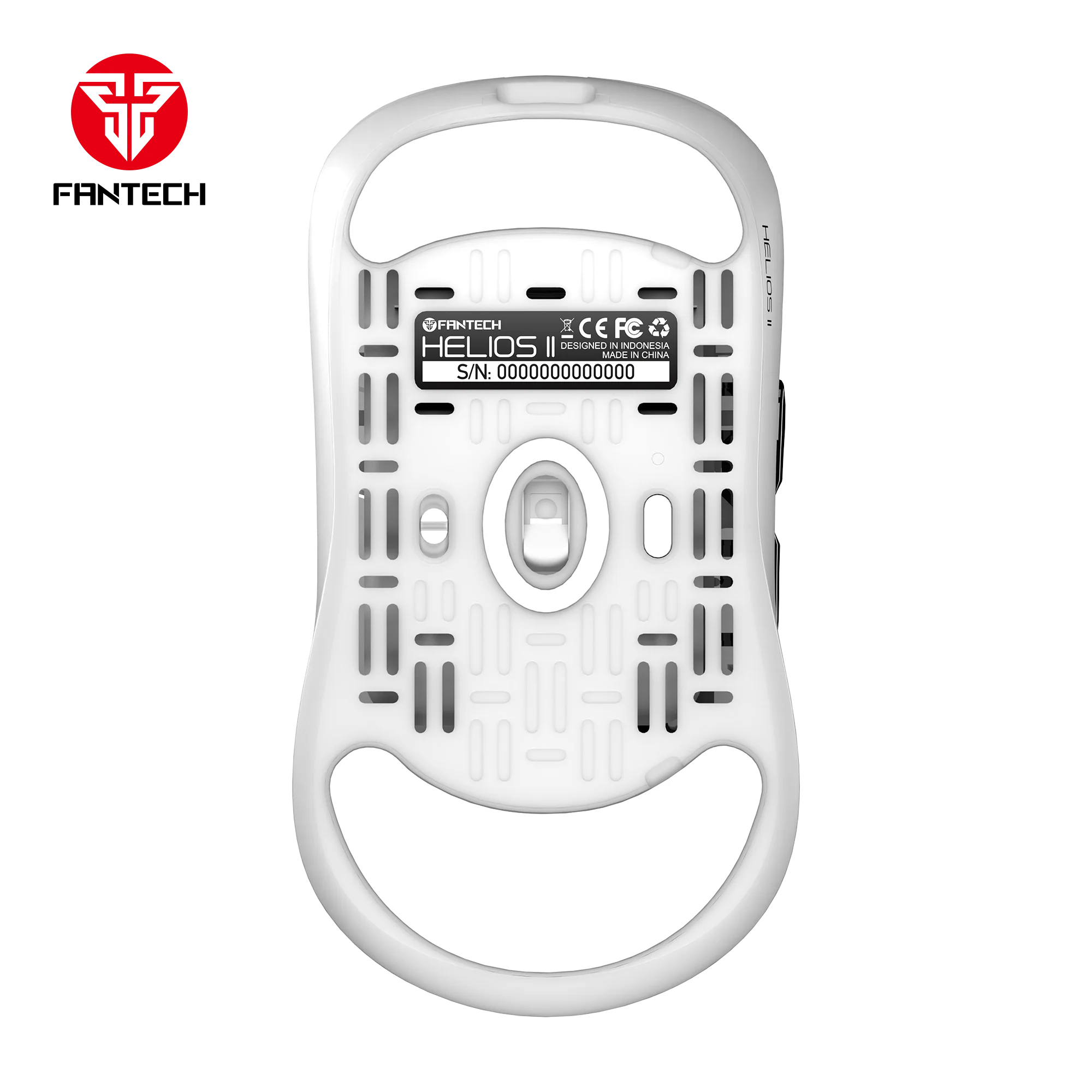 Fantech Helios II XD3 V3 Wireless Gaming Mouse - White