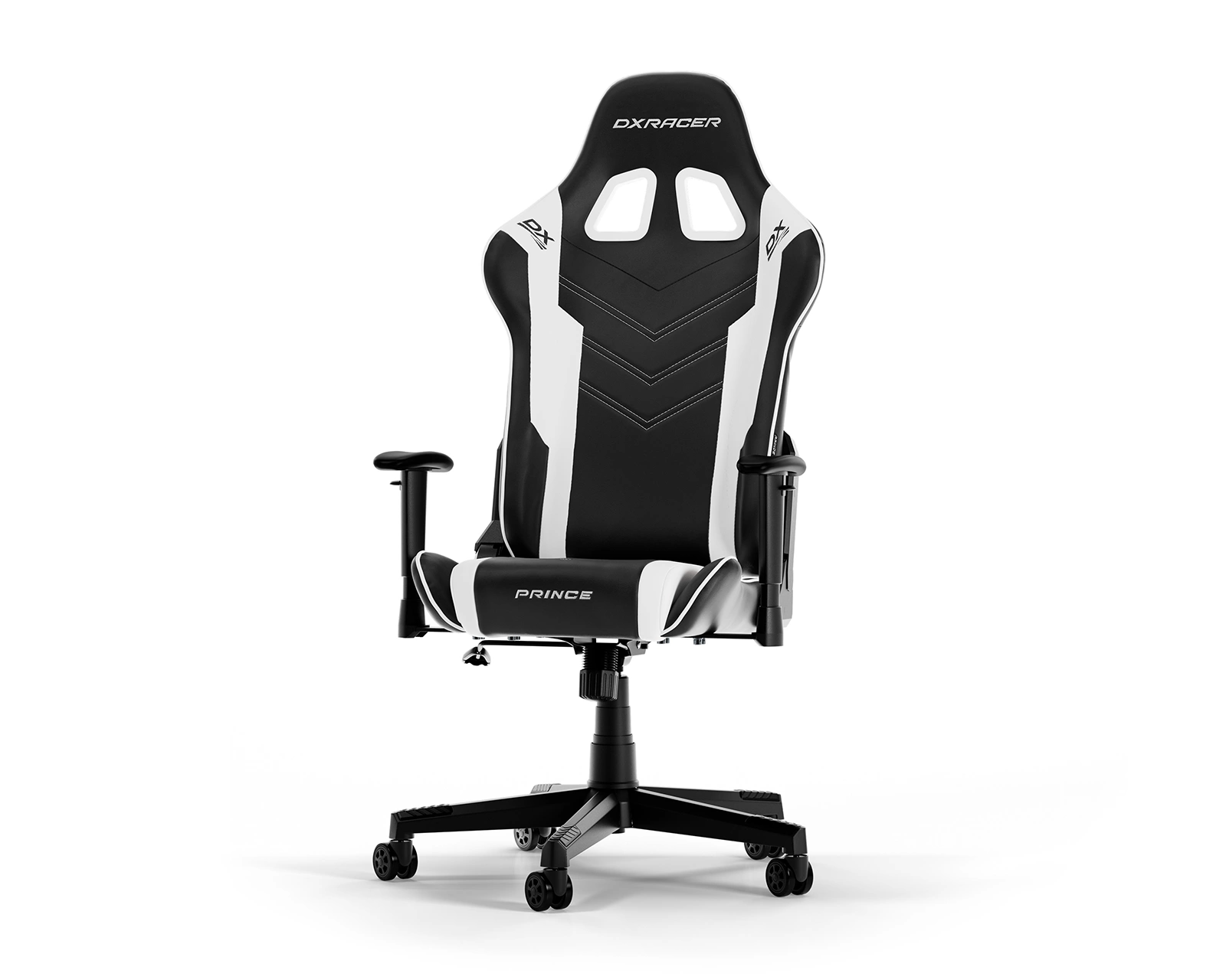 DXRacer P132 Gaming Chair - Black/White