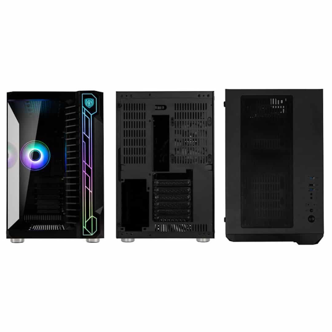 COOLMAN Computer Gaming Case , Mid Tower Gaming Case