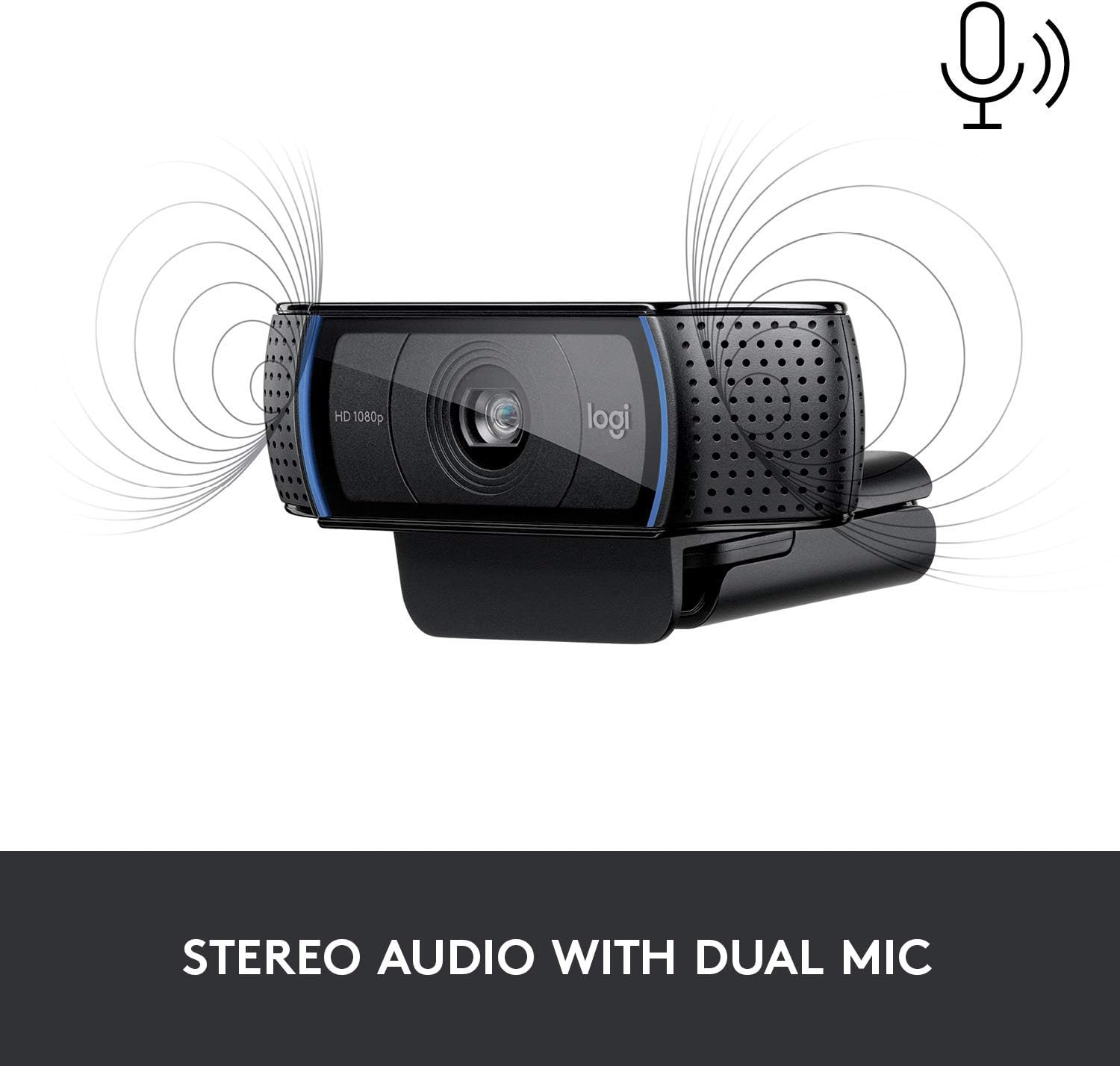 Logitech C920 Pro 1080p HD Webcam with Dual Mic