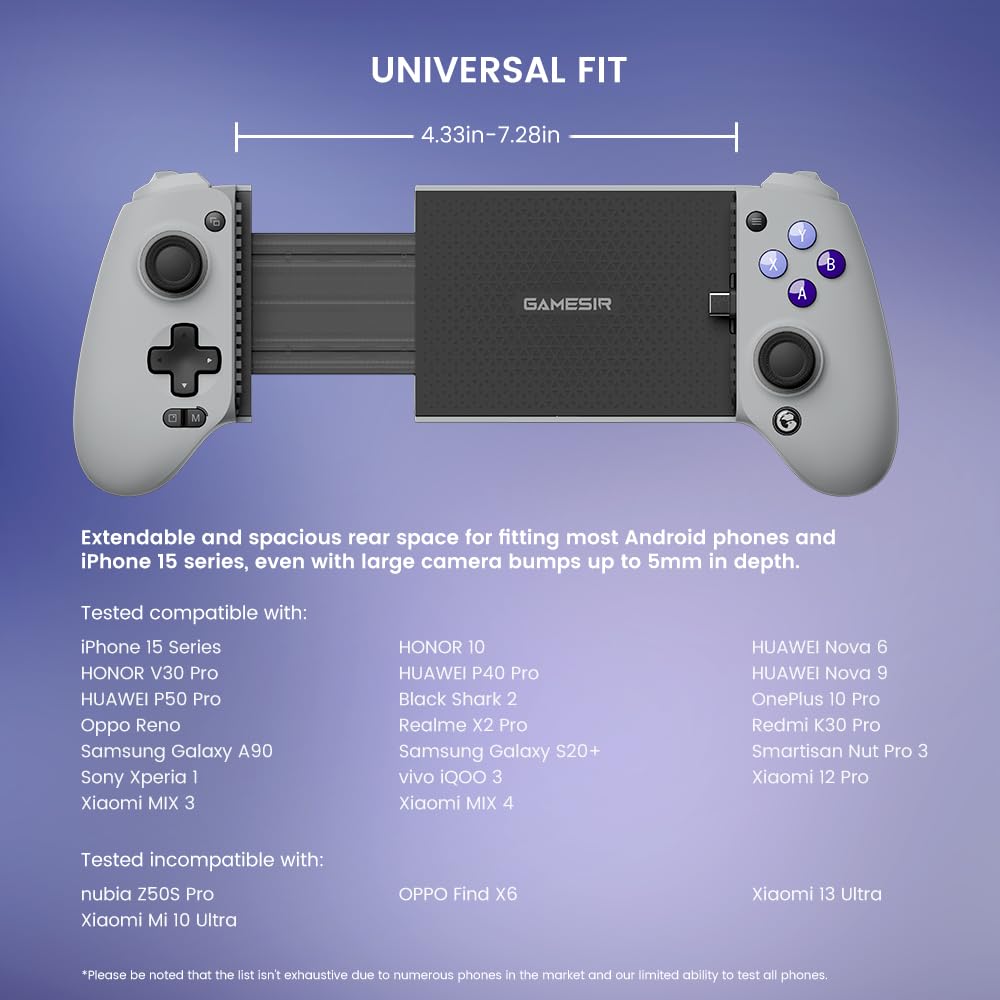 GameSir G8 Galileo Type-C for Android & iPhone Gamepad Mobile Gaming Controller