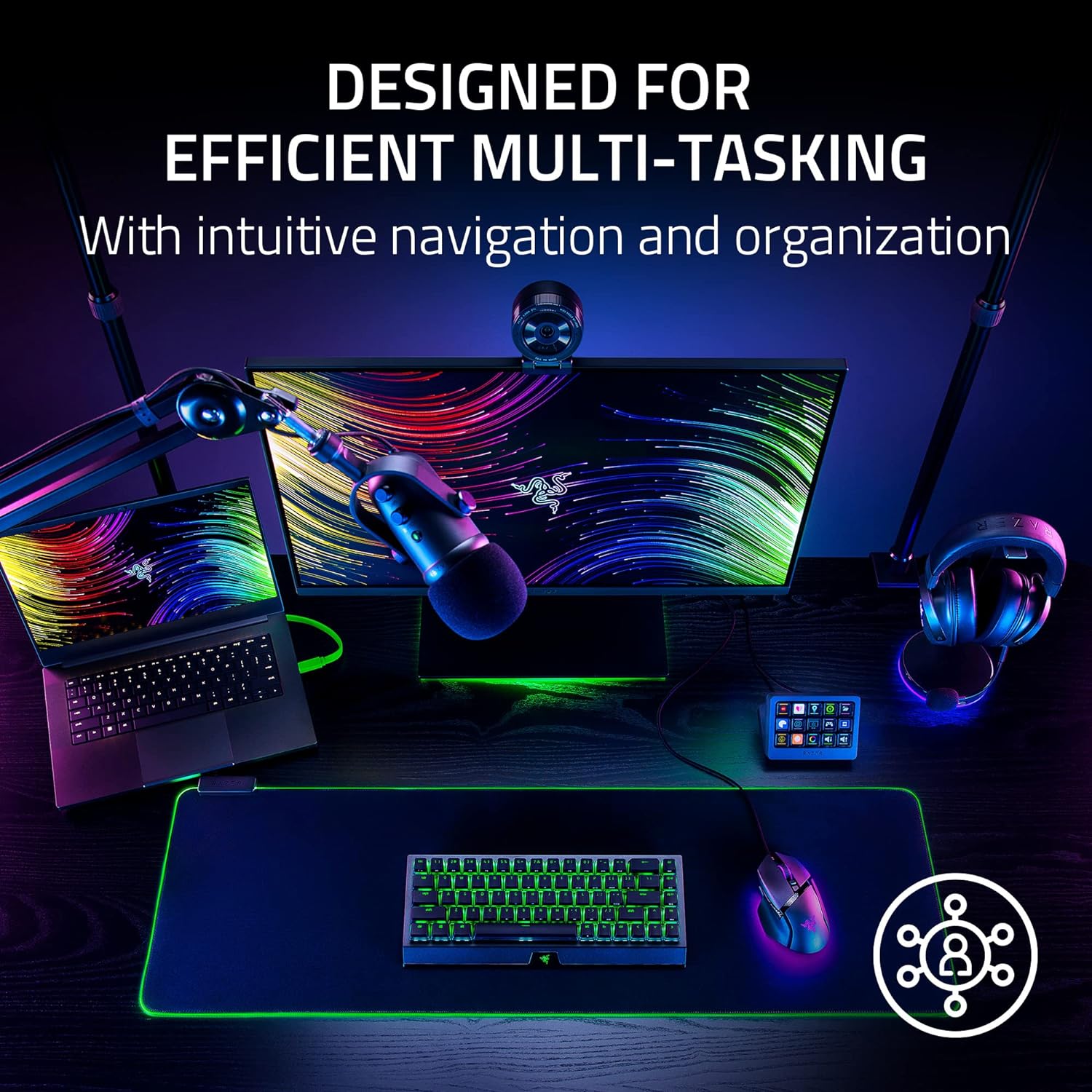Razer Stream Controller X: All-in-One Keypad for Streaming - 15 Switchblade Buttons - Multi-Link Macros - Swappable Magnetic Faceplate - Designed for PC & Mac