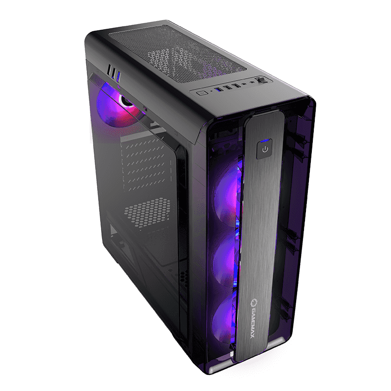 GAMEMAX MoonLight FRGB BK GAMING CASE