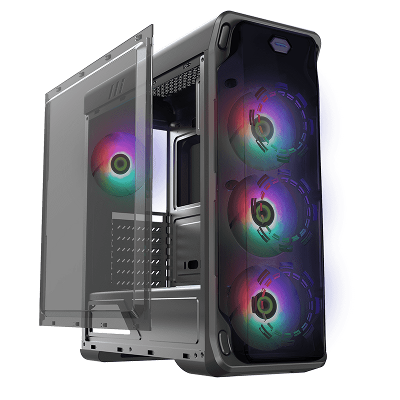 GAMEMAX Starlight FRGB Black GAMING CASE