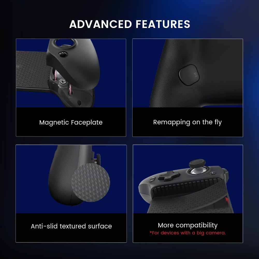 Gamesir G8+ Bluetooth Mobile Gaming Controller Black