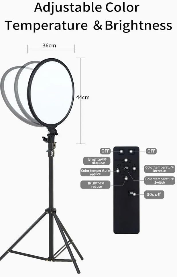 Jmary 15-Inch Panel LED Light - Black