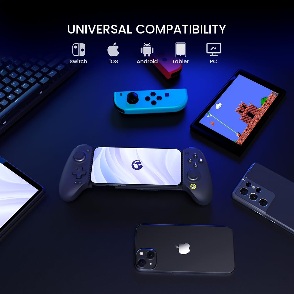 Gamesir G8+ Bluetooth Mobile Gaming Controller Black