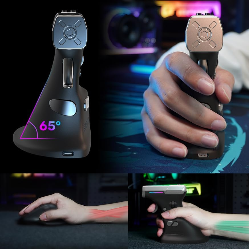 Ragnok ErgoStrike7 Next-Gen FPS Gaming Mouse with Recoil