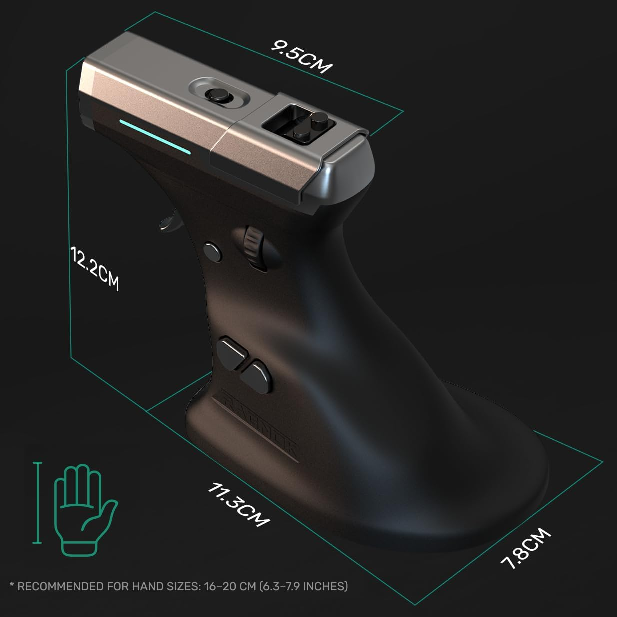 Ragnok ErgoStrike7 Next-Gen FPS Gaming Mouse with Recoil