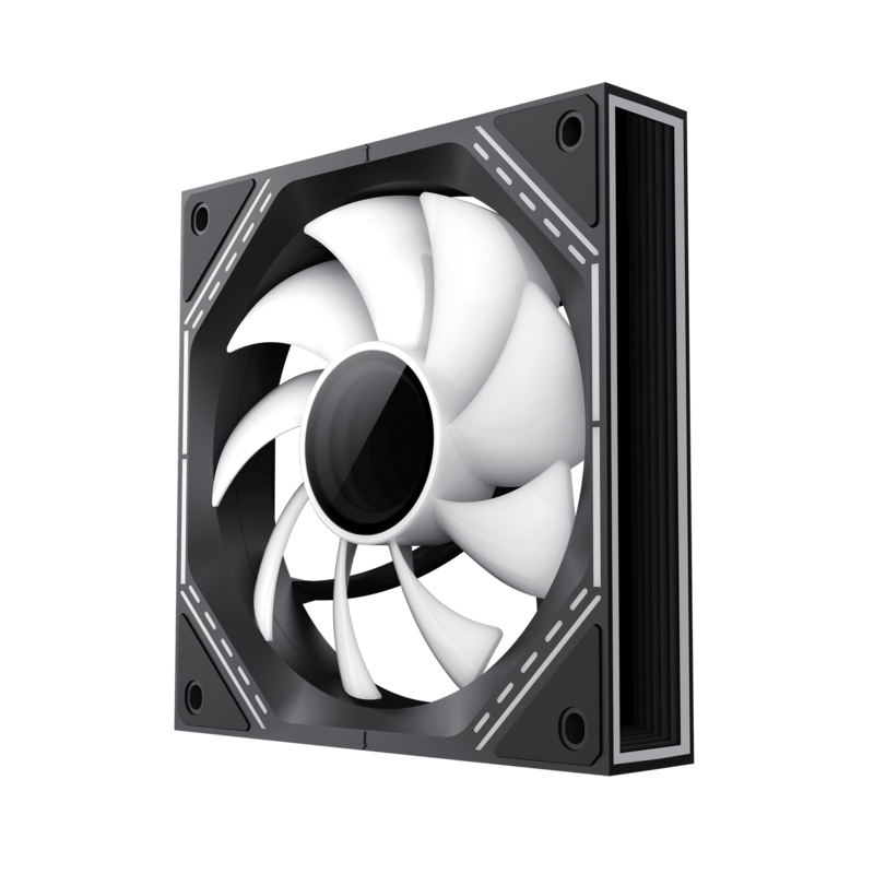 GameMax FN12A-S3I, 120mm Black frame ARGB Fan x3 120mm Cooling Fan