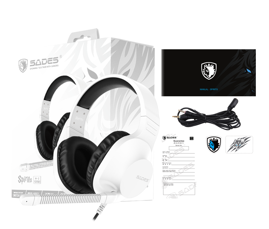 Sades Spirits Stereo Wired Gaming Headset - MultiColor