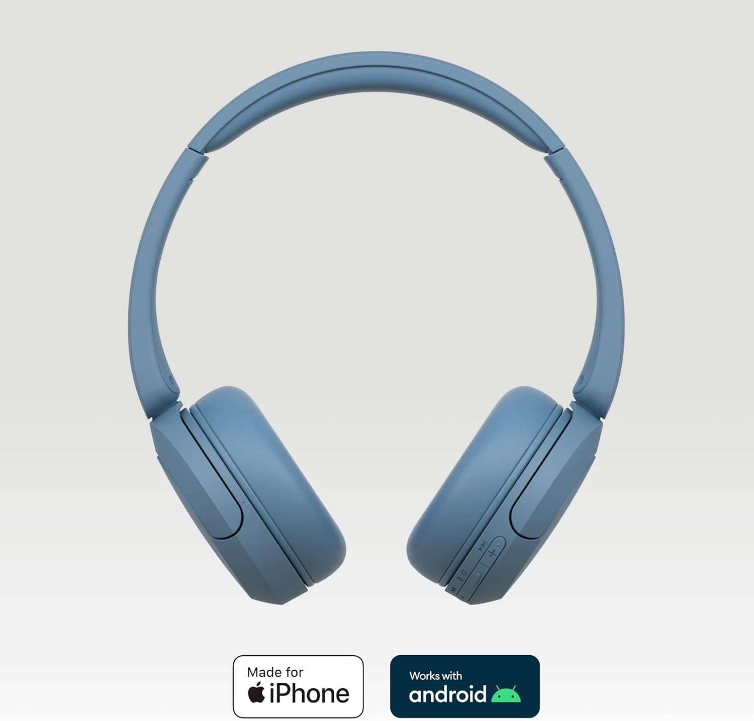 Sony WH-CH520 Wireless On-Ear Headphones - Blue