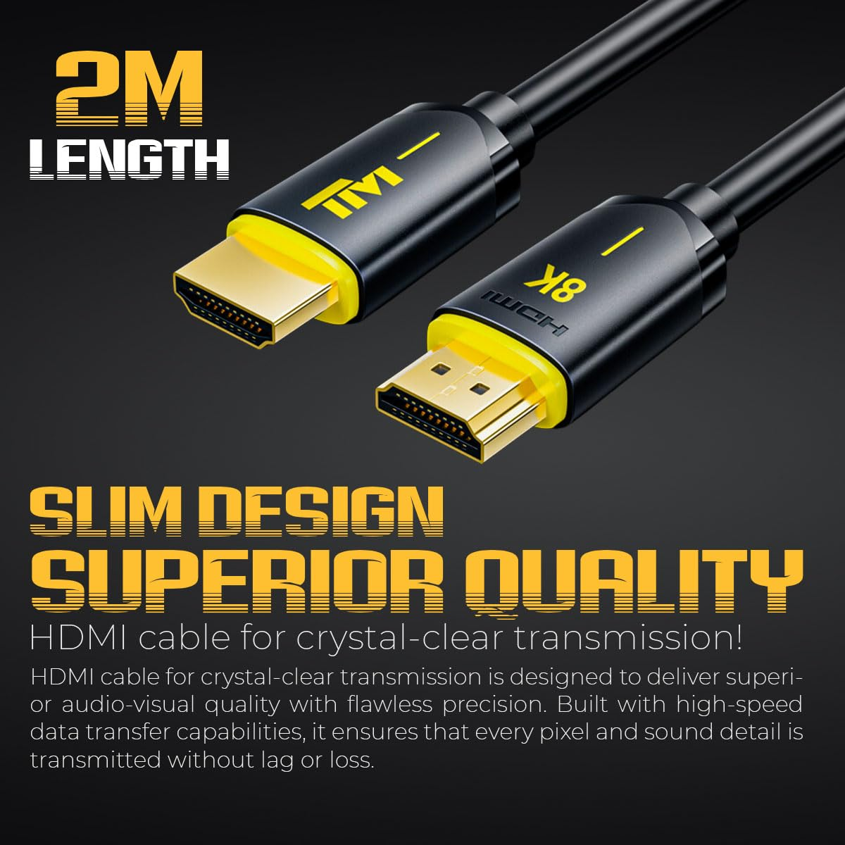 Twisted Minds 8K HDMI Cable 2M - TM-8KHDMI-2M