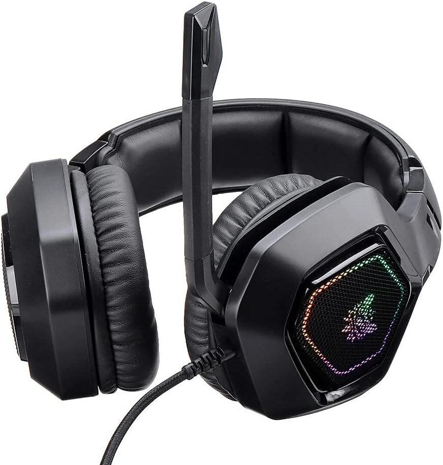 Onikuma K10  Wired RGB Gaming Headset - Black