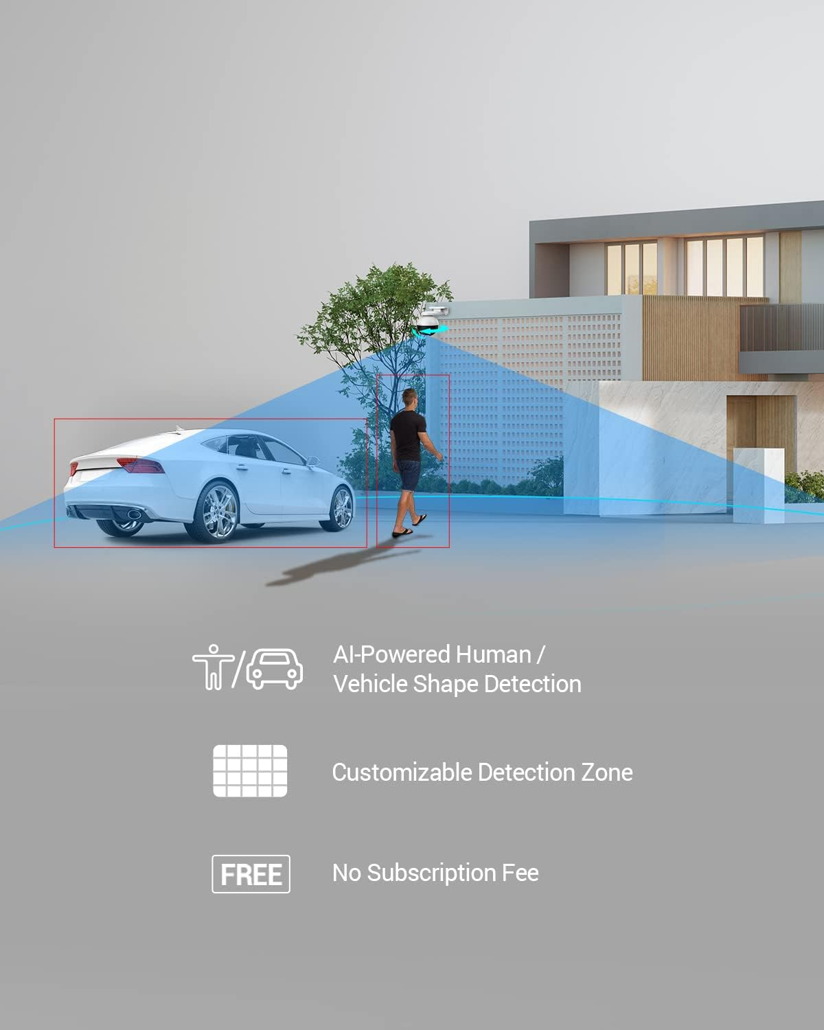 EZVIZ H8 PRO Smart Home Camera 3K