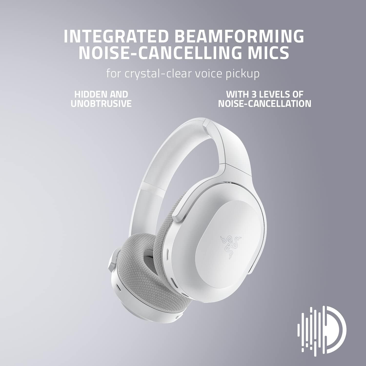 Razer Barracuda Wireless & BT Multi-Platform Gaming Headset - White