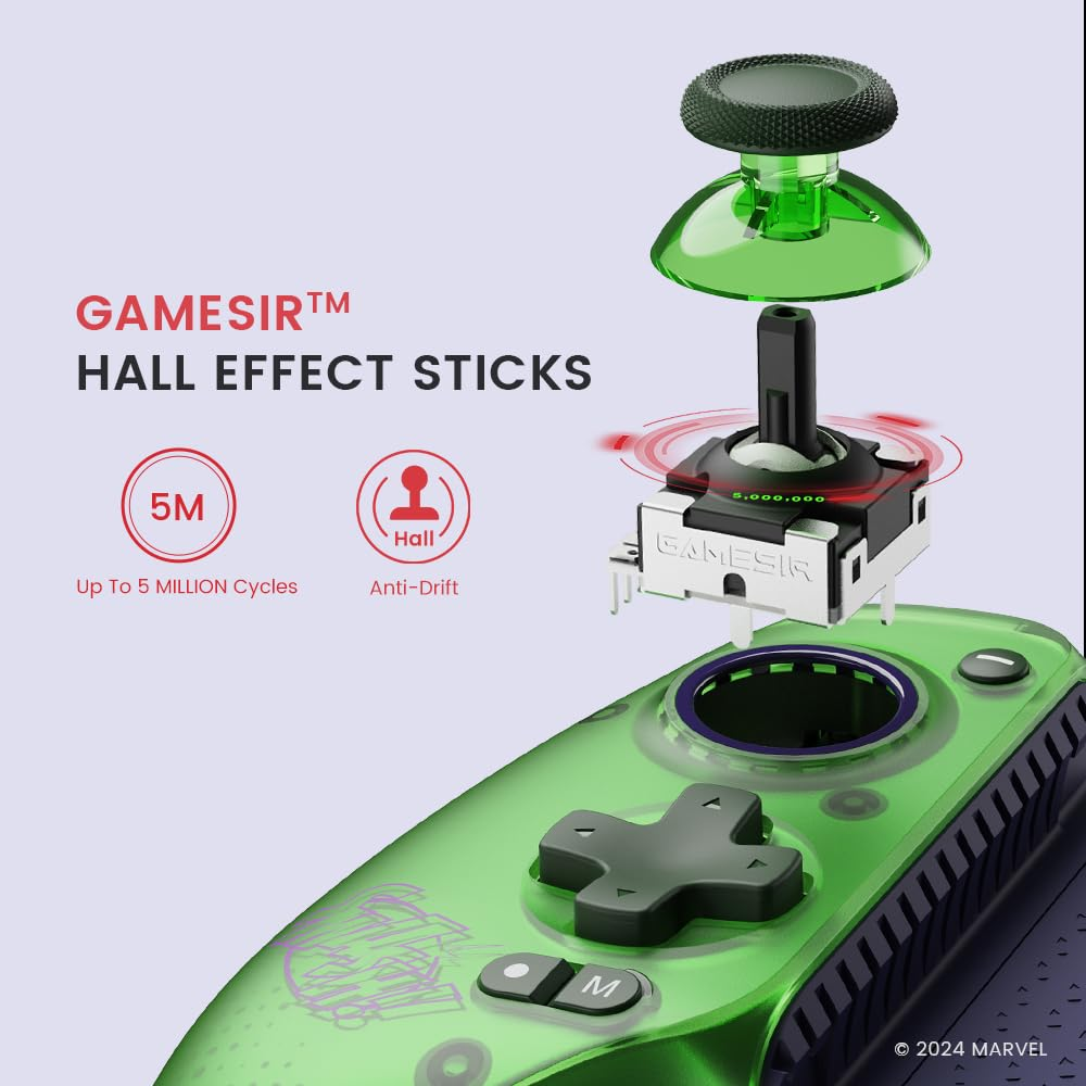 Gamesir G8+ Bluetooth Mobile Gaming Controller Hulk