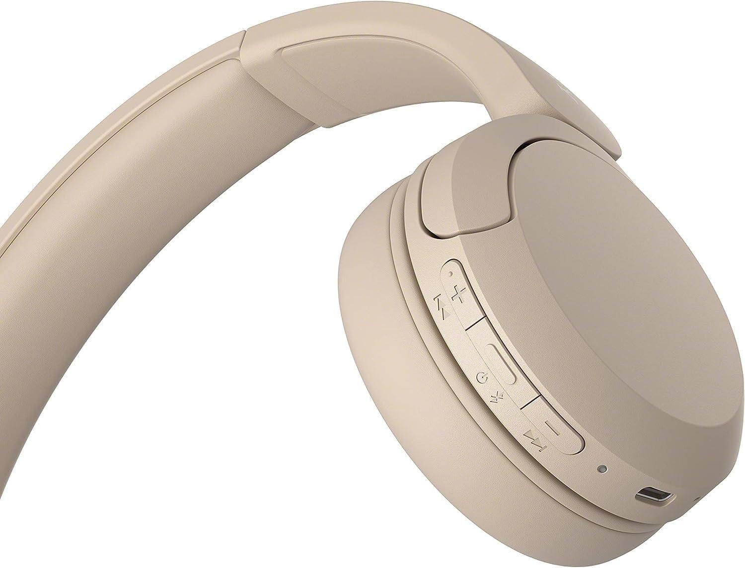 Sony WH-CH520 Wireless On-Ear Headphones - Beige