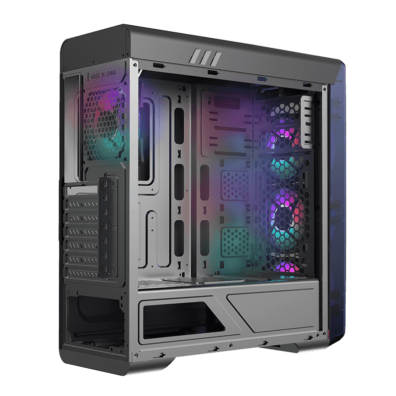 GAMEMAX MoonLight FRGB BK GAMING CASE