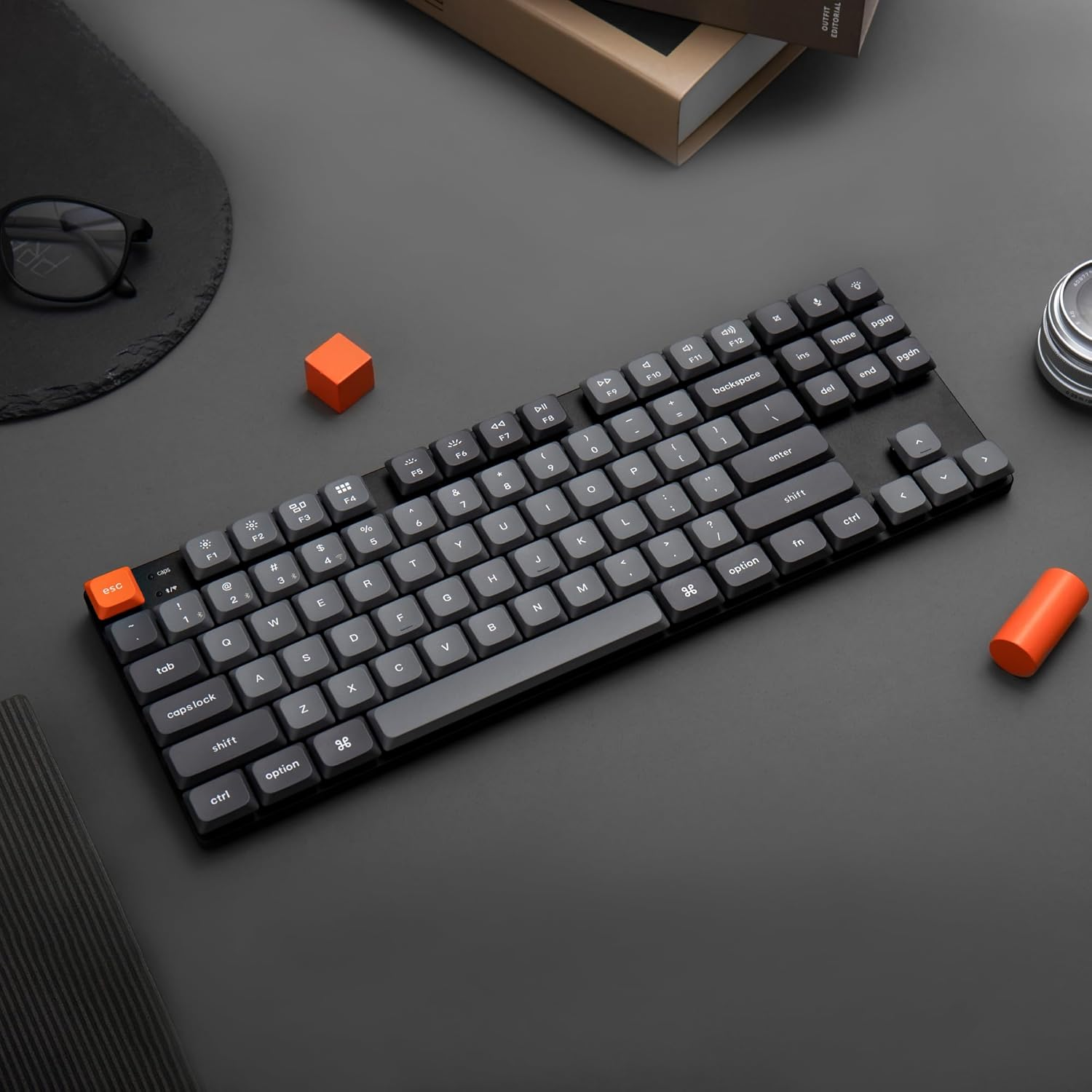 Keychron K1 Max Swappable Gateron RGB Backlight Red Switch Low profile Wireless Keyboard
