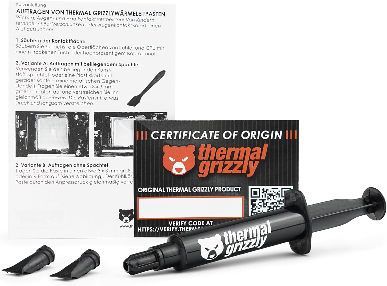 Thermal Grizzly Hydronaut 3.0ml (7.8g) Excellent Price-Performance Thermal Paste