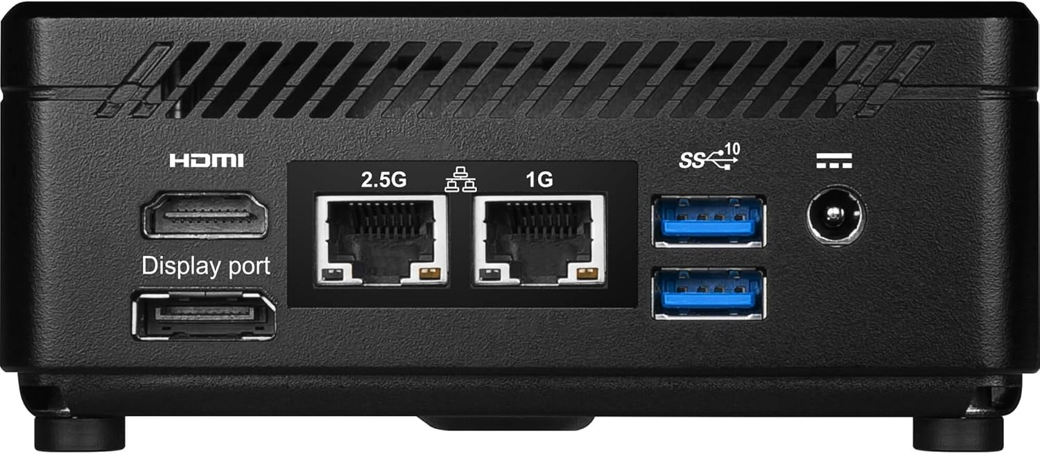MSI Cubi 5 Mini PC NUC Intel® Core™ i3-1215U Customized Ram up to 64 GB Customized Storage HDD or SSD ThunderBolt 4 (USB Type-C) Ultra 4K HD HDMI Port