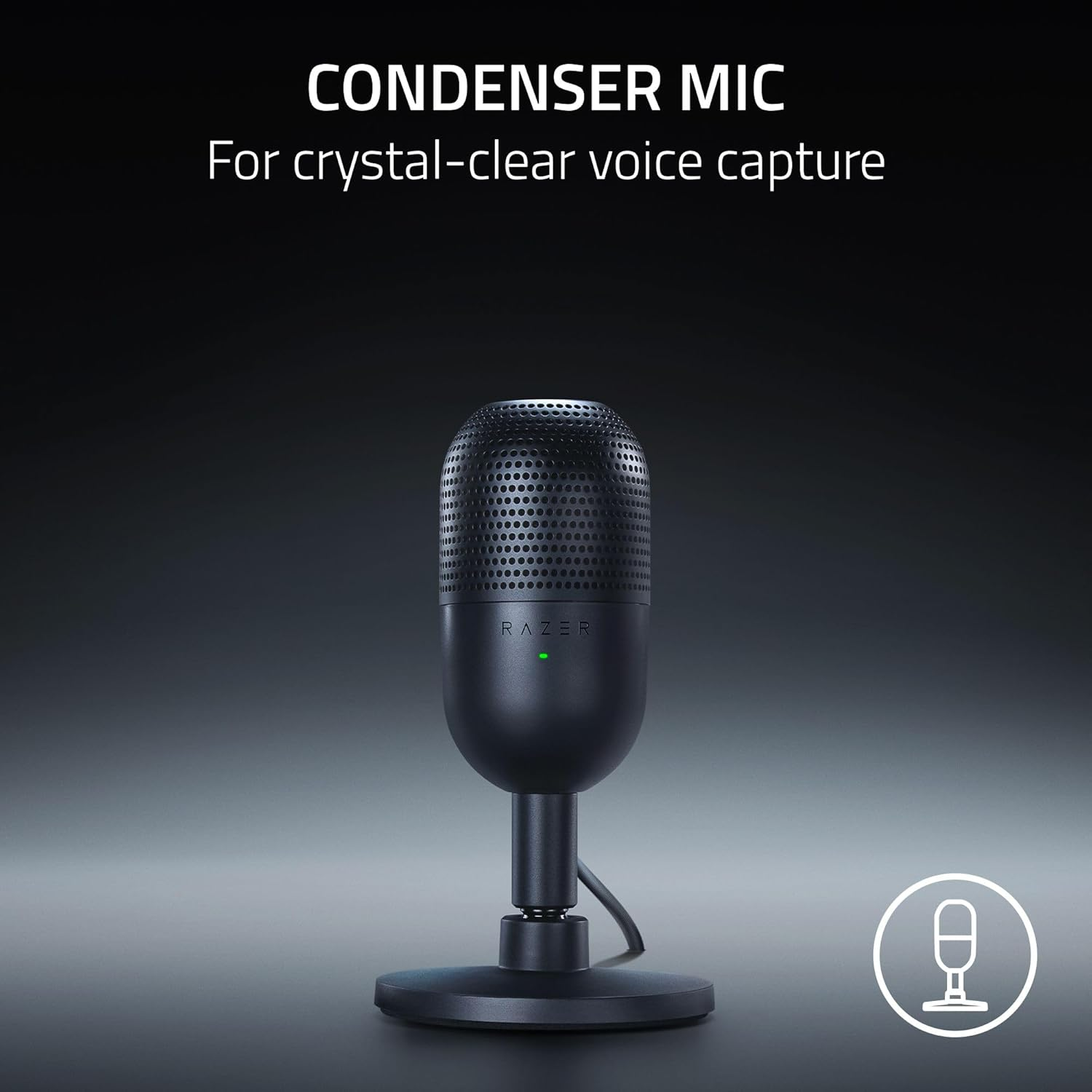 Razer Seiren V3 Mini Condenser Microphone - Black