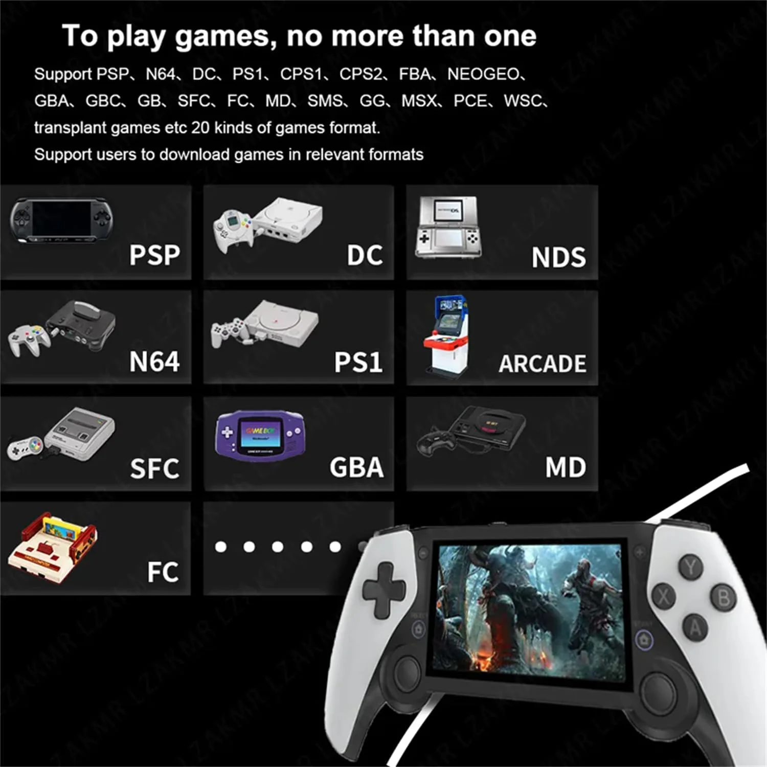 SJGAM Video game M25 HD screen 4.3 ps5 style