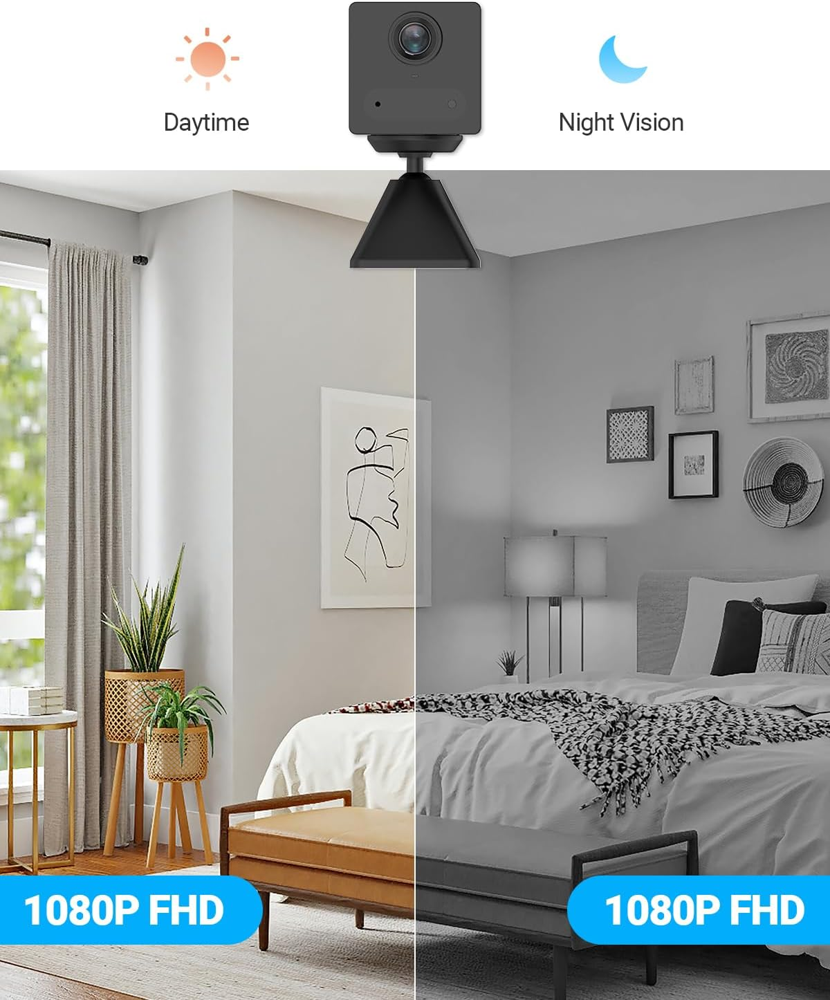 EZVIZ CB2 Wi-Fi Smart Home Battery Camera - Black