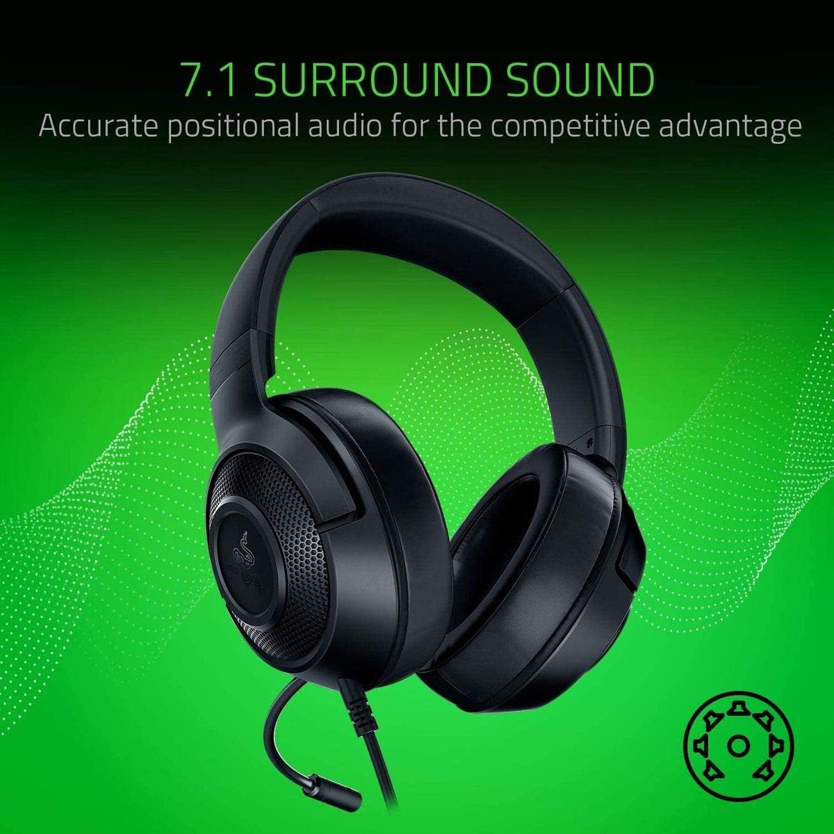 Razer Kraken X Lite Wired Gaming Headset