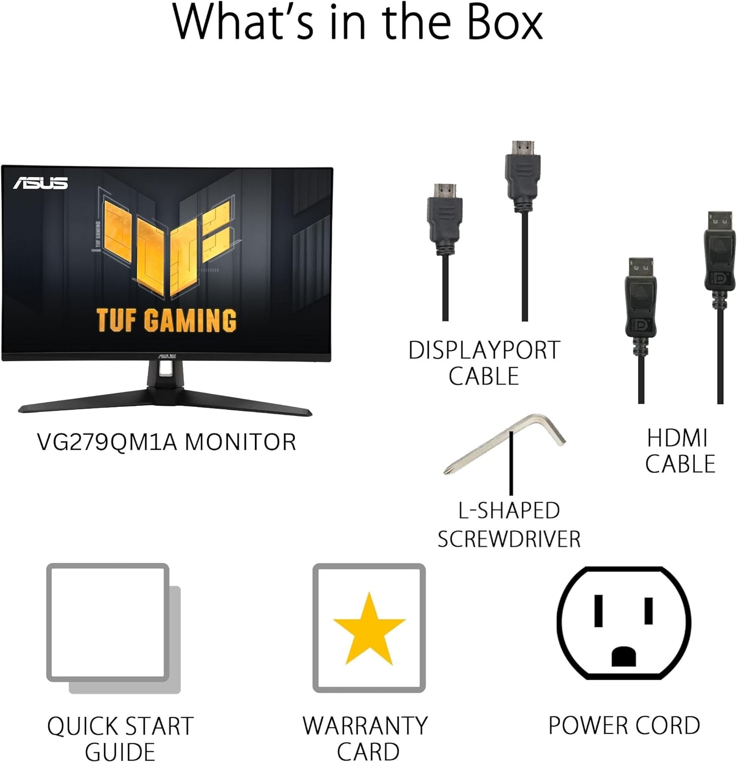 ASUS TUF Gaming VG279QM1A 27-inch Full HD 280Hz(OC) Fast IPS Gaming Monitor