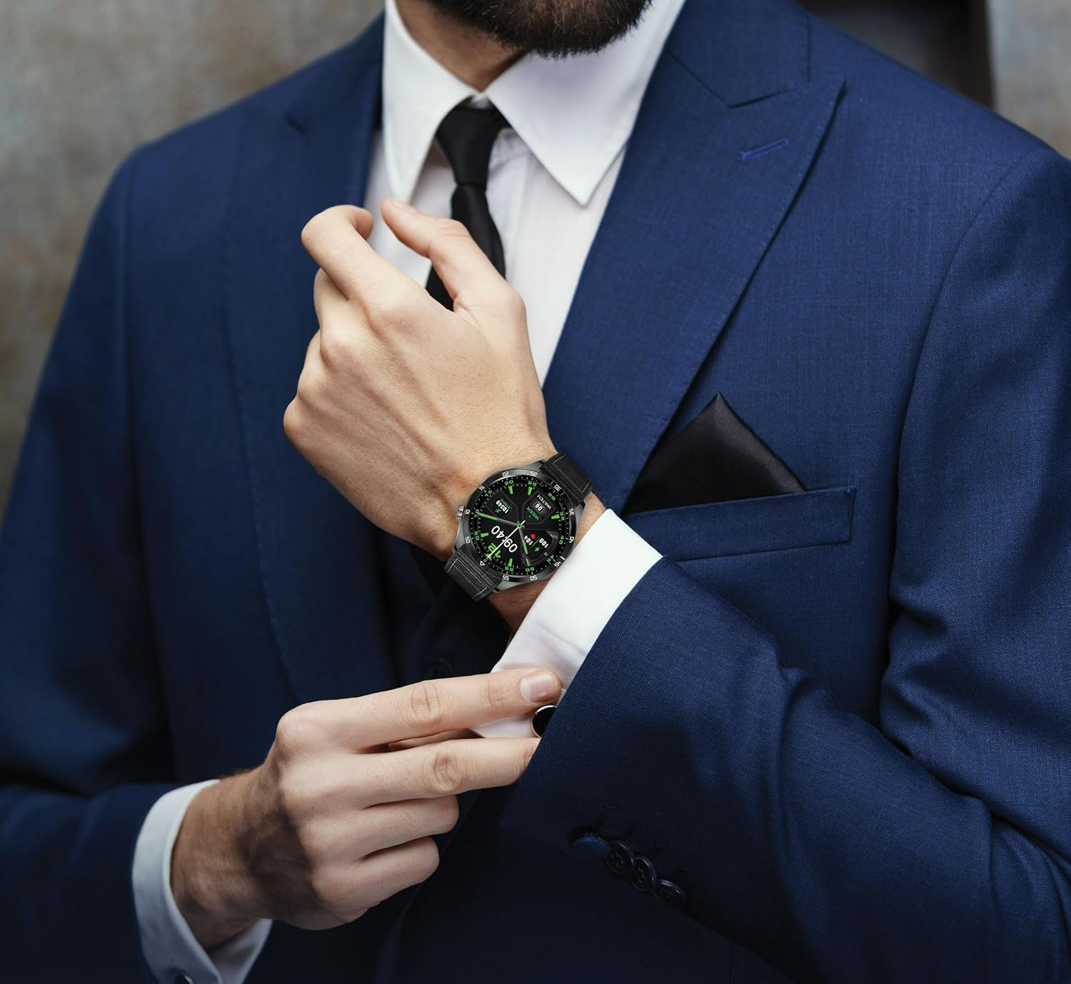 Green Lion Signature Pro Smart Watch Black