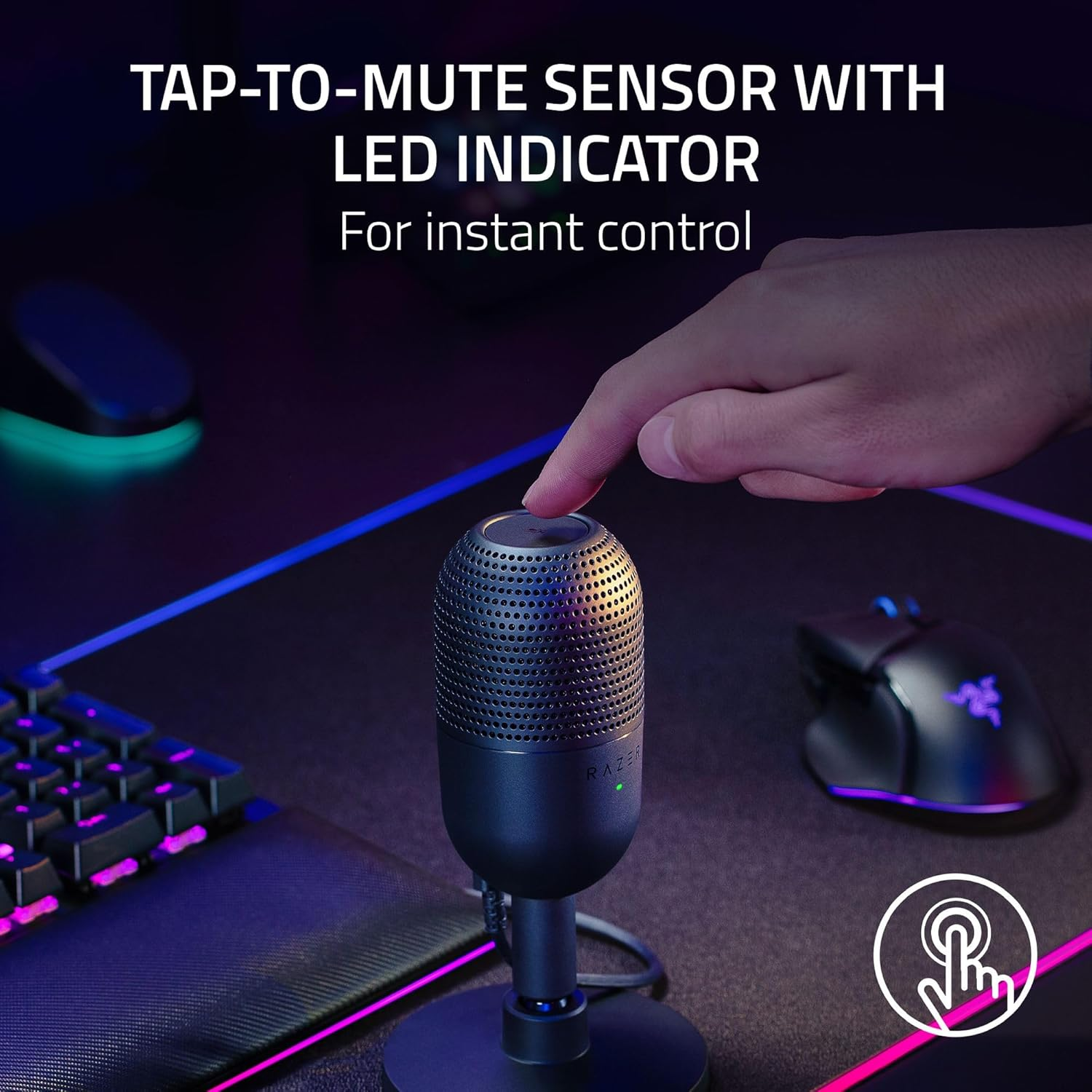 Razer Seiren V3 Mini Condenser Microphone - Black